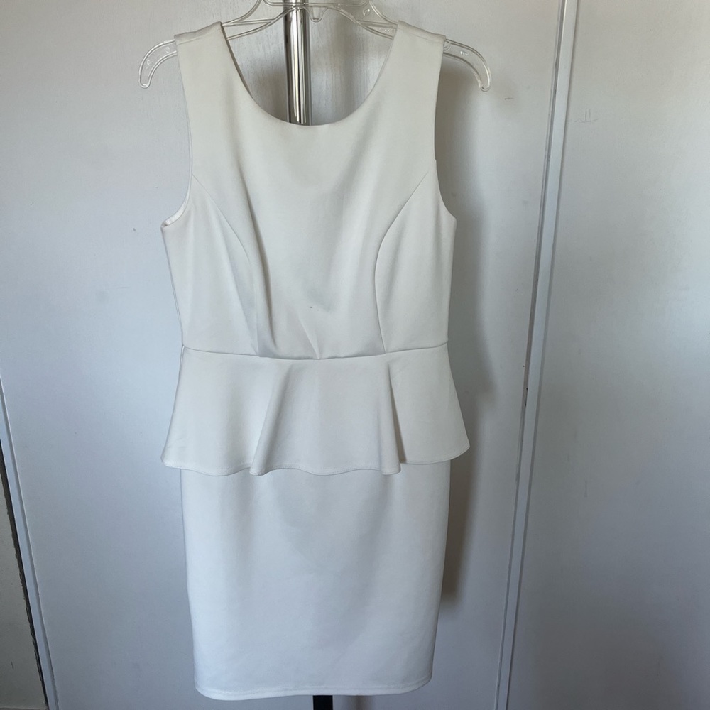 White “Spense petite” dress